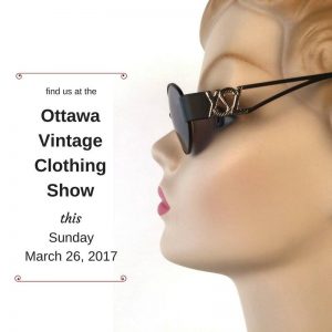 Ian Drummond Collection at the Ottawa Vintage Clothing Show Sunday March 26