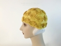 IDC Movie Wardrobe Rental Swim Cap 16 Yellow with Raised Flowers