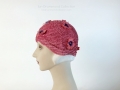 IDC Movie Wardrobe Rental Swim Cap 25 Pink with Small Bristles and Raised Flowers Deisgn