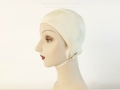 IDC Movie Wardrobe Rental Swim Cap 5 Cream with Wave and Flower Designs