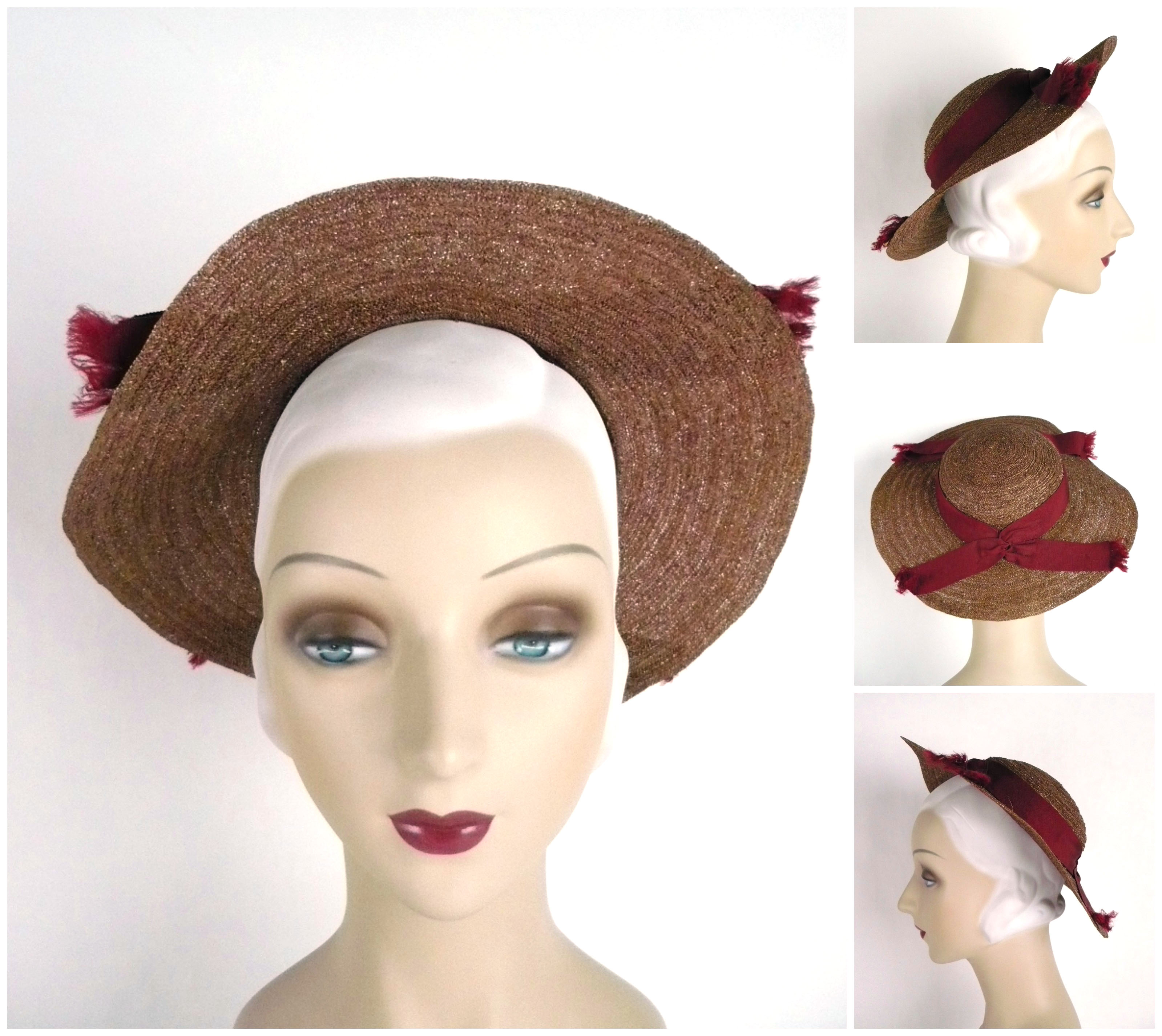 Ian Drummond Collection 1930s Hat 21