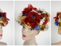 Ian Drummond Collection IDC Toronto Wardrobe Rentals Womens 50s Red Ribbon FloralHat