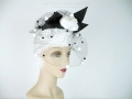 Ian Drummond Collection Toronto Vintage Clothing Show 80s black and white hat